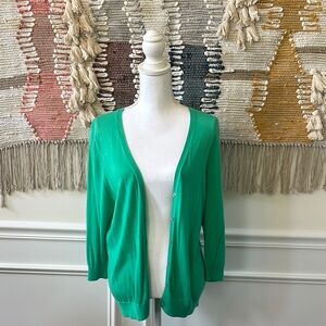 Old Navy Green Cardigan Sweater V-Neck Knit